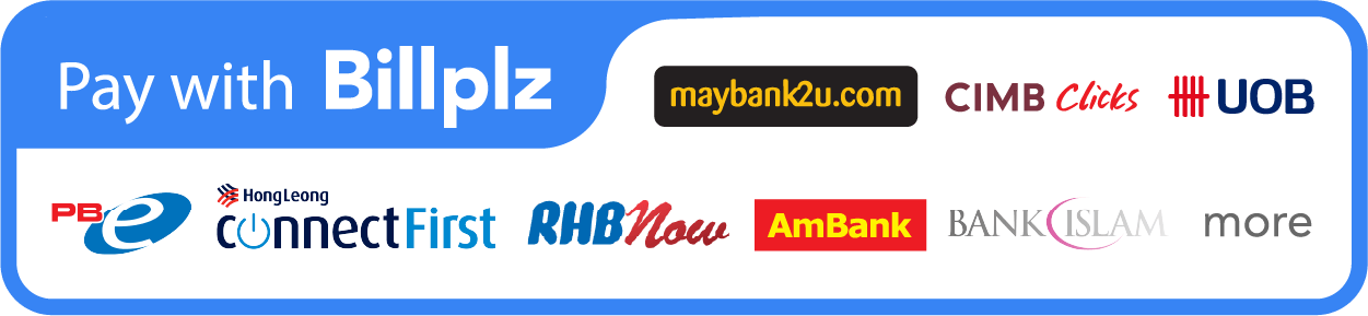 Bayar Secara Online Transfer FPX (Barang Sampai 1-3 Hari)